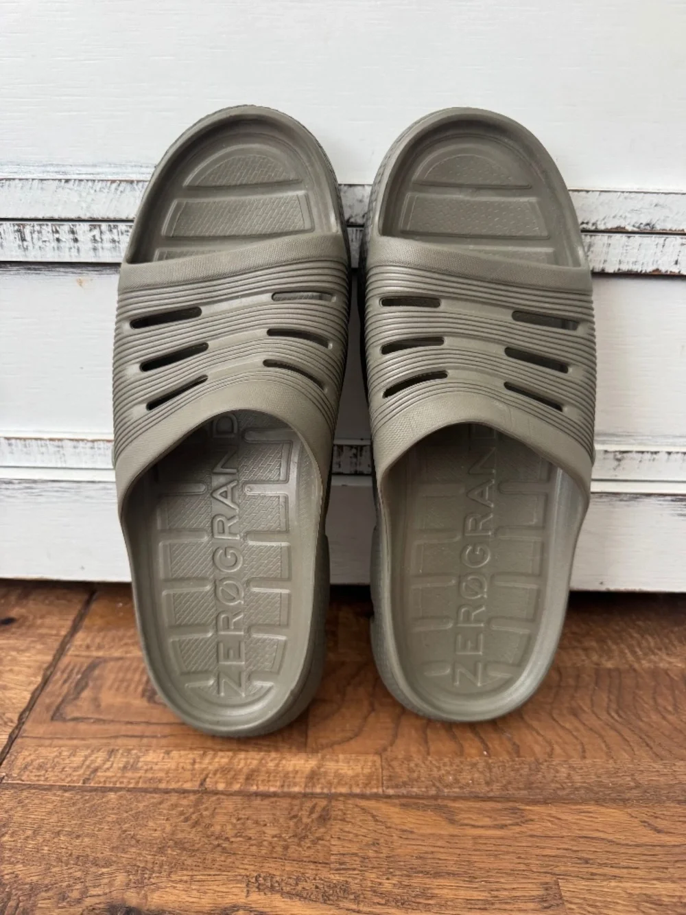 Cole Haan ZEROGRAND All Day Slide Sandal Dusty Olive Men's Size 13